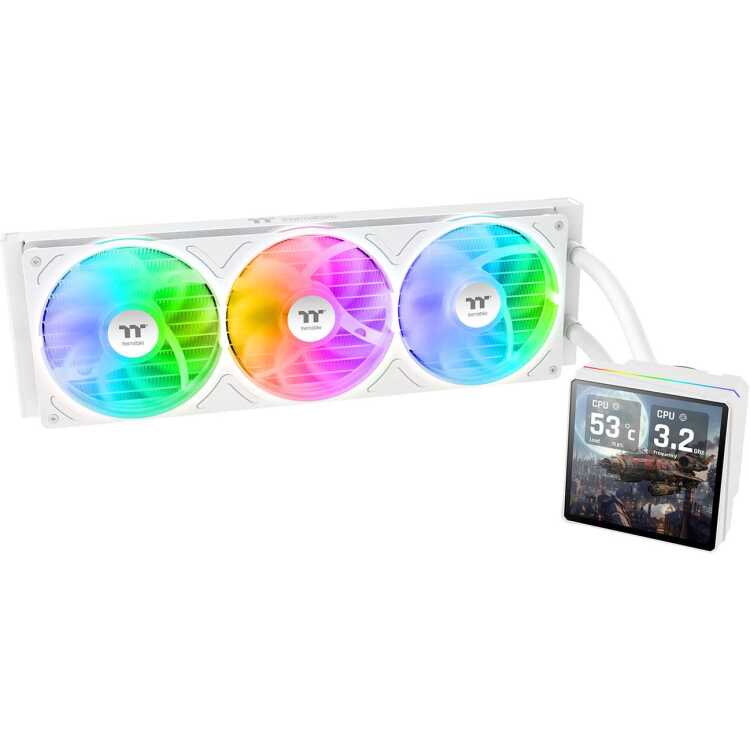 TH360 V3 Ultra ARGB Sync AIO Liquid Cooler Snow Edition 360mm Waterkoeler (White) - afbeelding 7
