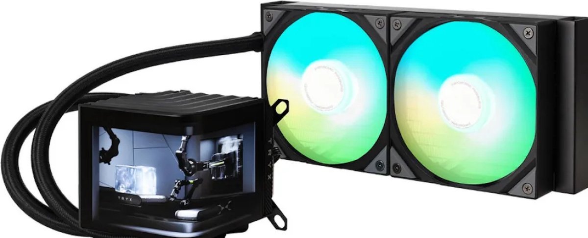 Tryx Panorama Argb 240 Black - Vloeistofkoelsysteem Processor Afmeting koeler - afbeelding 4