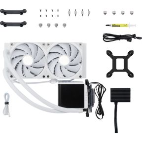 PANORAMA ARGB 240 AIO Liquid Cooler 240mm Waterkoeler (White) - afbeelding 4