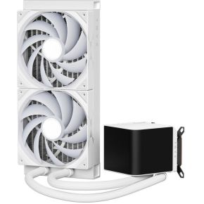 PANORAMA ARGB 280 All-in-One Liquid Cooling, 3D-AMOLED Display – 280mm, White CPU CPU-koeler - afbeelding 2