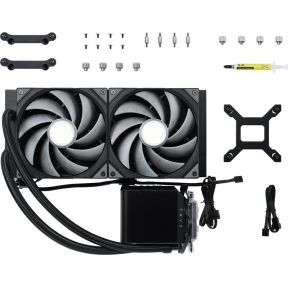 PANORAMA 280 All-in-One Liquid Cooler, 3D-AMOLED Display – 280mm, Black - afbeelding 5