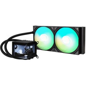 PANORAMA ARGB 280 All-in-One Liquid Cooling, 3D-AMOLED Display Black 280mm Waterkoeler (Black) - afbeelding 3