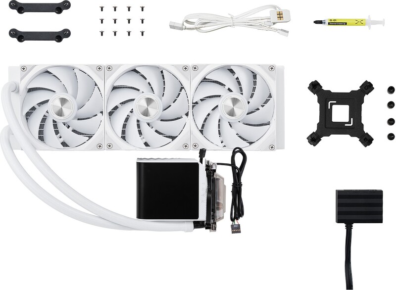 Tryx panorama 360 aio waterkoeling 363390 5 orig - TRYX Panorama 360 ARGB Wit 360mm Waterkoeler (White)