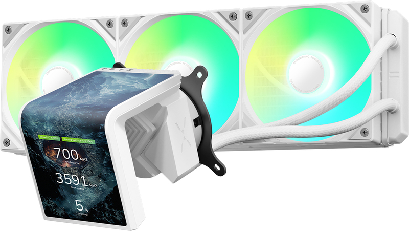 Tryx panorama se 360 waterkoeling 60149 2 orig - TRYX Panorama SE 360 ARGB Wit 360mm Waterkoeler (White)