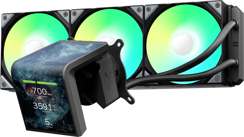 Tryx panorama se 360 waterkoeling 60512 3 orig - TRYX Panorama SE 360 ARGB Zwart 360mm Waterkoeler (Black)