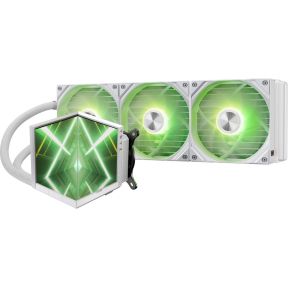 STAGE ARGB 360mm AIO Liquid Cooler White - afbeelding 2