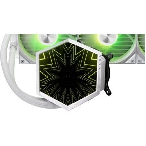 STAGE ARGB 360mm AIO Liquid Cooler White - afbeelding 4