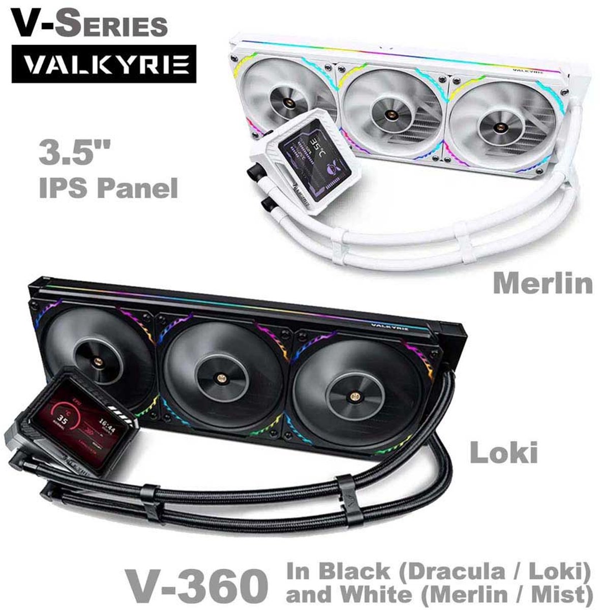 V360 Lite ARGB 360mm Waterkoeler - afbeelding 2