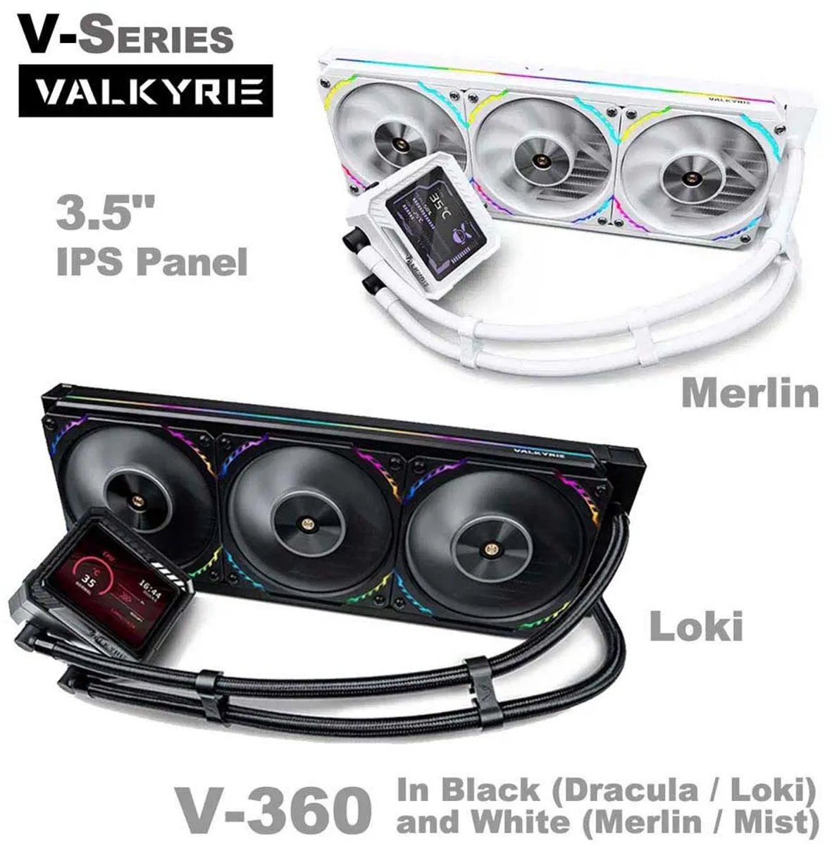 V360 Lite ARGB 360mm Waterkoeler - afbeelding 3