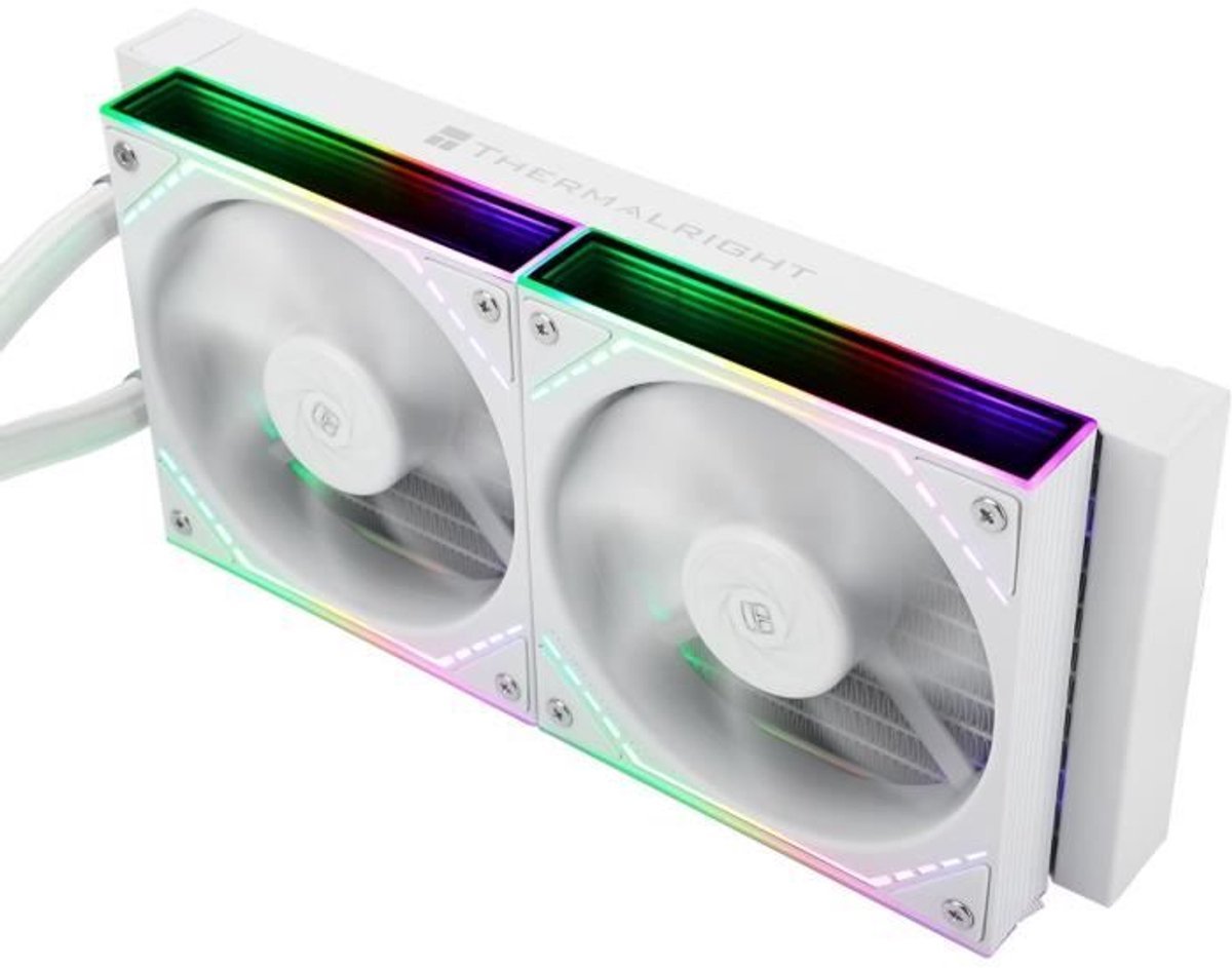 Waterkoeling Waterkoeling Aio - Thermalright - Frozen Infinity 240 - Wit - 2X120Mm Argb-Ventilatoren - Intel- En Amd-Compatibiliteit