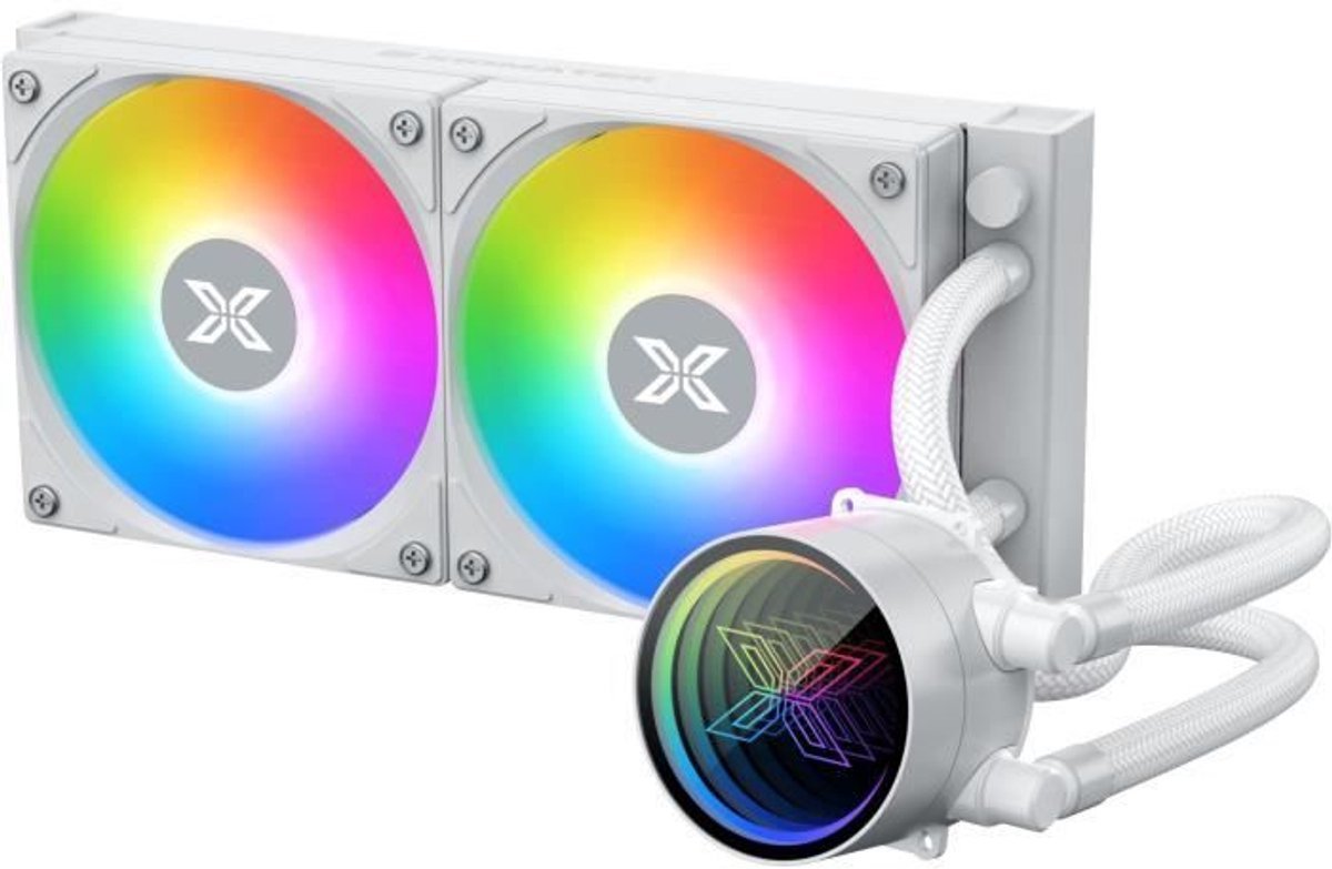 XIGMATEK Xigmatek - Fenix Ii 240 Arctic - Aio Waterkoeling - 120Mm Ventilatoren - Argb Wit Intel Amd - Wit