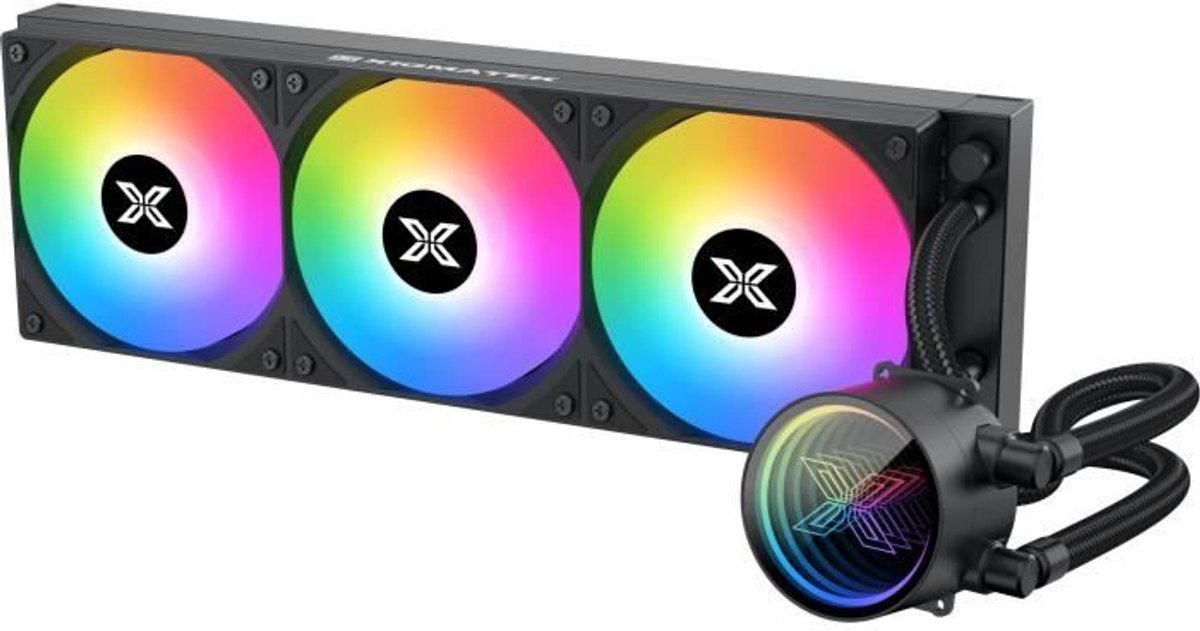 XIGMATEK Xigmatek - Fenix Ii 360 - Aio Waterkoeling - 120Mm Ventilatoren - Intel Amd Compatibele Argb-Verlichting - Zwart