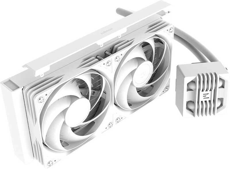 Zalman alpha2 se a24 ventilator 12 cm 1093964 2 orig - Zalman ALPHA2 SE A24 Liquid CPU Cooler White 240mm Waterkoeler (White)