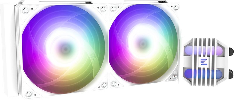 Zalman alpha2 se a24 ventilator 12 cm 1093964 - Zalman ALPHA2 SE A24 Liquid CPU Cooler White 240mm Waterkoeler (White)