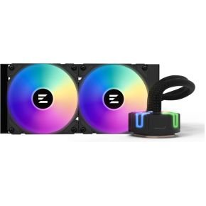 Zalman Zalman Reserator5 Z24 Argb Black, Cpu Liquid Cooler 240Mm Radiator (2 X 120 Mm Argb Fan), Argb Pump, Dual Blade Pump
