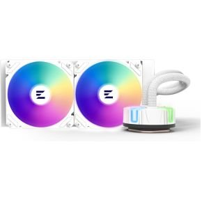 Zalman Zalman Reserator5 Z24 Argb White, Cpu Liquid Cooler 240Mm Radiator (2 X 120 Mm Argb Fan), Argb Pump, Dual Blade Pump