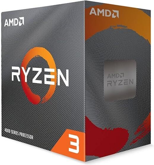 AMD Amd Ryzen 3 4100 Boxed - Desktop Processor - Cpu - 4 Core - 8 Threads - 3,8Ghz/4Ghz - Socket Am4 - Inclusief Koeler
