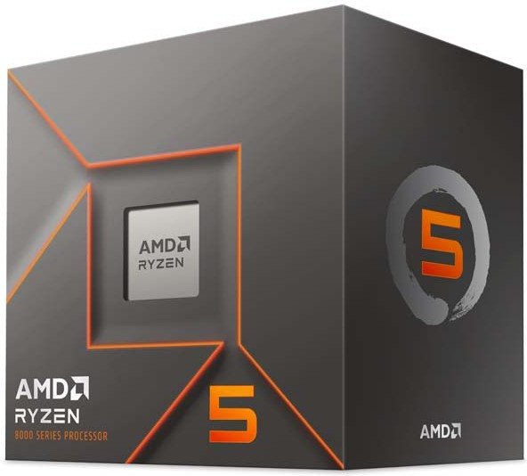 AMD AMD Ryzen 5 8400F, 4,2 GHz (4,7 GHz Turbo Boost) processor