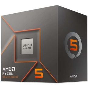 AMD Amd Ryzen 5 8400F Boxed - Desktop Processor - Cpu - 6 Core - 12 Threads - 4,2Ghz/4,7Ghz - Socket Am5