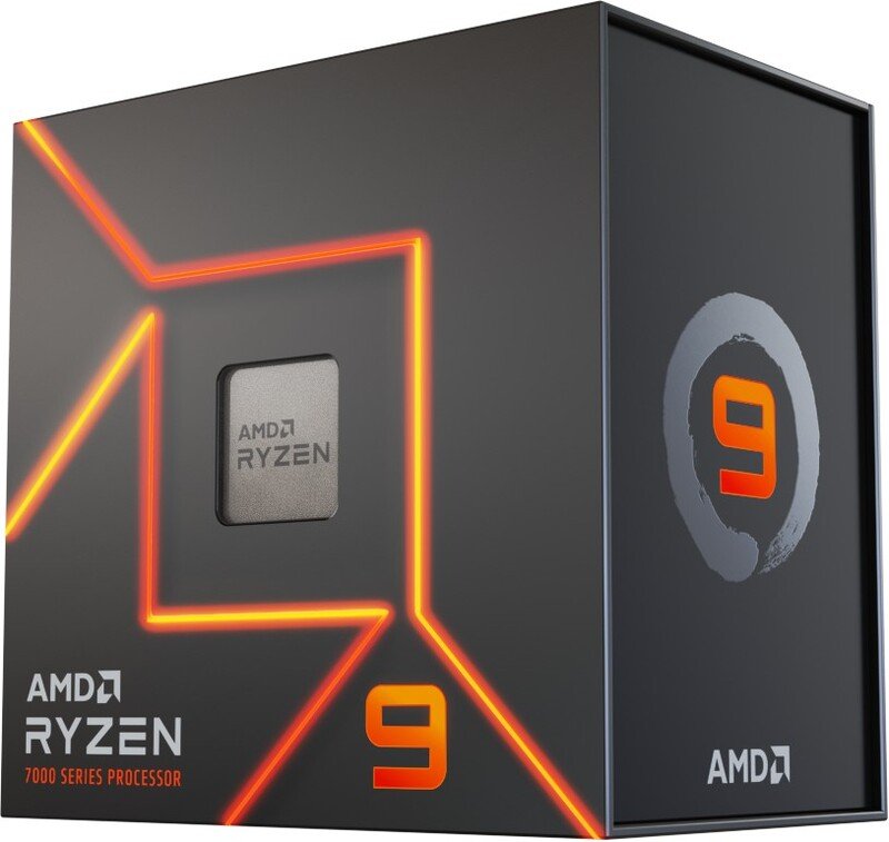 AMD AMD Ryzen 9 7900X, 4,7 GHz (5,6 GHz Turbo Boost) processor