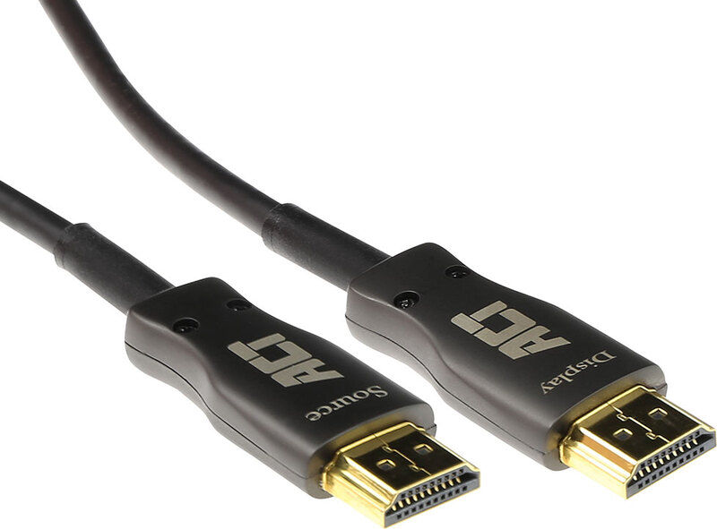 Act 10 meter active optical cable 4 orig - ACT AK4117 HDMI→HDMI 2.0 10 m HDMI-kabel