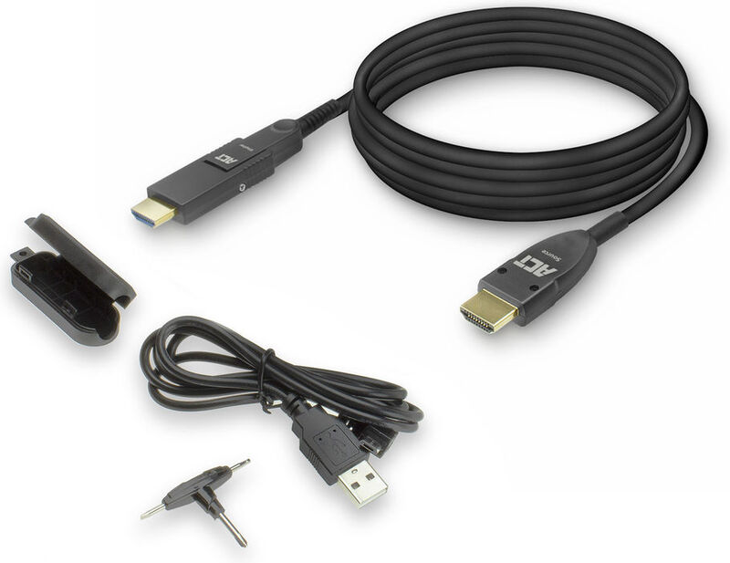 Act 20 meter high speed 4k active 5 orig - ACT AK4102 HDMI→HDMI 2.0 20 m HDMI-kabel