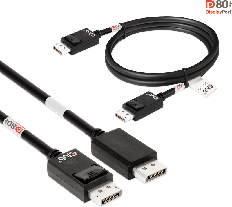 Club 3d club3d 2 1 4k 140hz kabel 7 orig - Club 3D CAC-1091 DisplayPort→DisplayPort 1,2 m DisplayPort-kabel