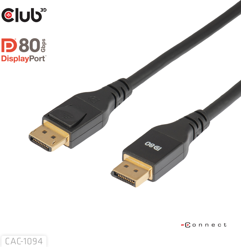 Club 3d club3d cac 1094 kabel 7 orig - Club 3D CAC-1094 DisplayPort→DisplayPort 2 m DisplayPort-kabel