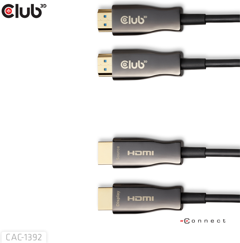 Club 3d club3d hdmitm hybrid aoc cable 9794349 2 orig - Club 3D CAC-1392 HDMI→HDMI 2.1 30 m HDMI-kabel