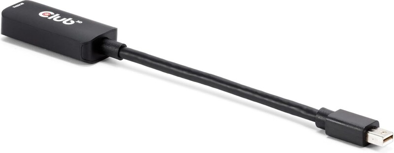 Club 3d club3d mini displayporttm 1 4 2 orig - Club 3D CAC-1188 Mini DisplayPort→HDMI 2.1 0,09 m Verloopstuk