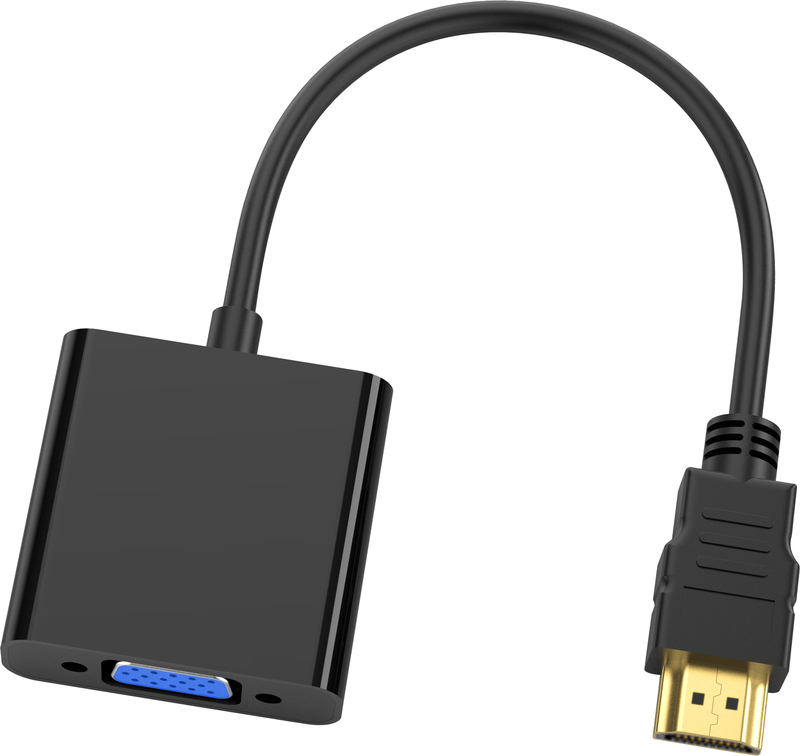 Conceptronic abby20b video kabel adapter 0 4 orig - Conceptronic ABBY20B HDMI→VGA 0,25 m Verloopstuk