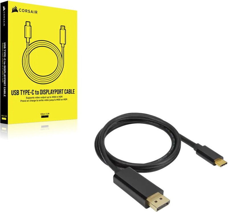 Corsair usb c kabel 2 orig - Corsair CU-9000004-WW USB-C→HDMI 2.0 1 m USB-C-kabel