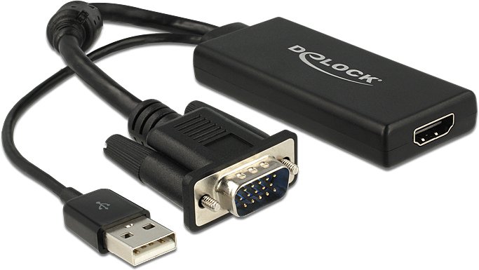 Delock 62668 vga naar adapter met aud