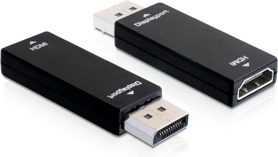 Delock 65258 adapter 1 1 male female 2 orig - DeLock 65258 DisplayPort→HDMI Verloopstuk