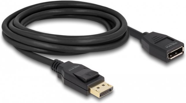Delock 80003 kabel 3 m zwart
