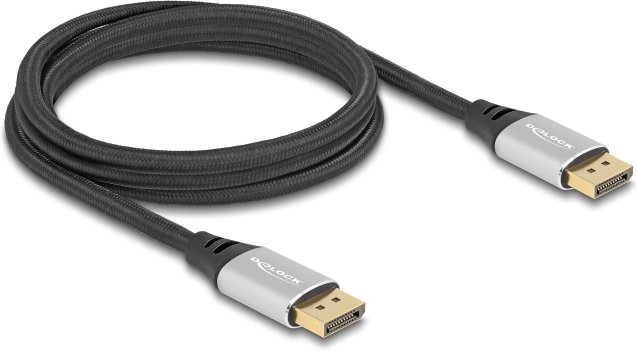 Delock 80634 kabel 2 m zwart zilver