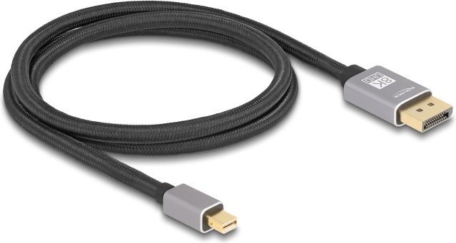 Delock 81091 kabel 1 m mini grijs