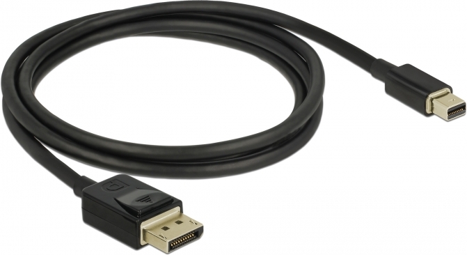 Delock 84927 mini naar kabel 8k 60 3 orig - DeLock 84927 Mini DisplayPort→DisplayPort 1 m DisplayPort-kabel