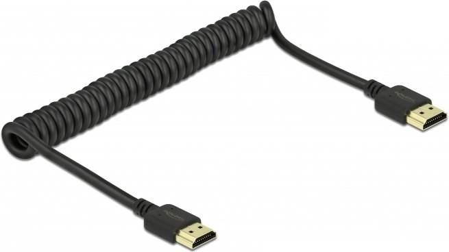 Delock 84967 spiraalkabel 4k 60 hz