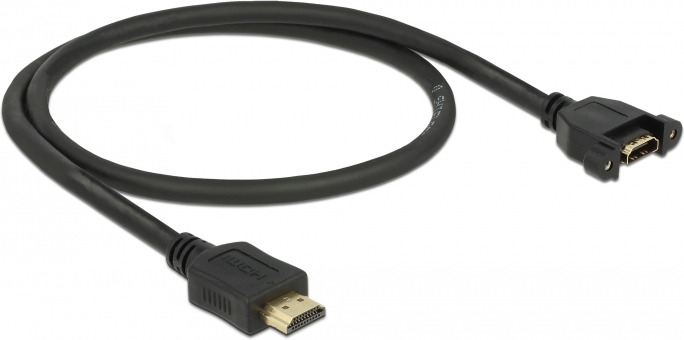 Delock 85463 kabel a male a female 3 orig - DeLock 85463 HDMI→HDMI 1.4 0,5 m HDMI-kabel