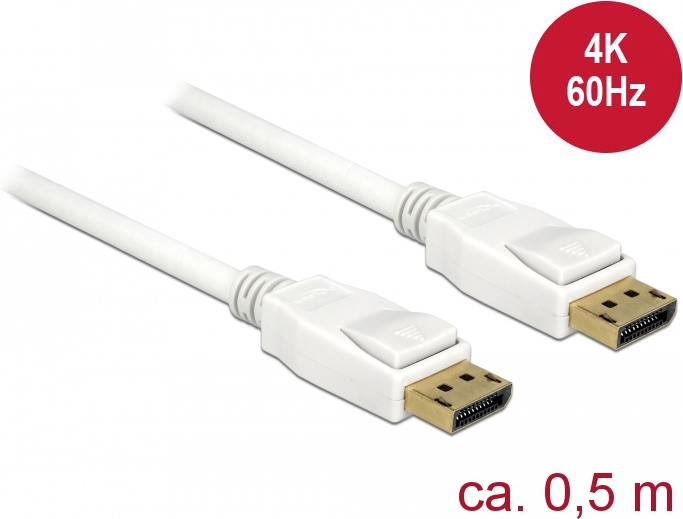 Delock 85508 kabel 1 2 male male 3 orig - DeLock 85508 DisplayPort→DisplayPort 1,5 m DisplayPort-kabel