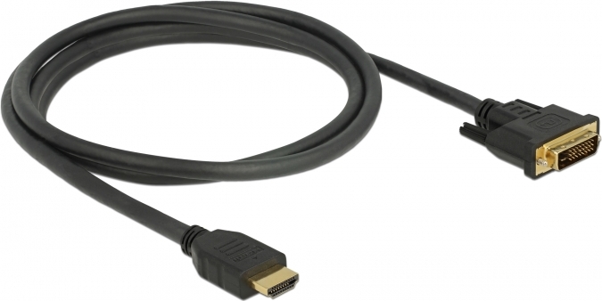 Delock 85653 naar dvi 24 1 kabel 3 orig - DeLock 85653 HDMI→DVI-D 1,5 m HDMI-kabel