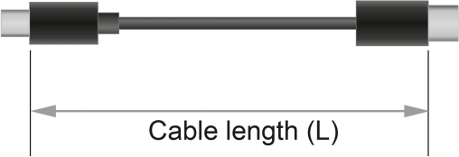 Delock 85658 kabel 8k 60 hz 1 4 orig - DeLock 85658 DisplayPort→DisplayPort 1 m DisplayPort-kabel