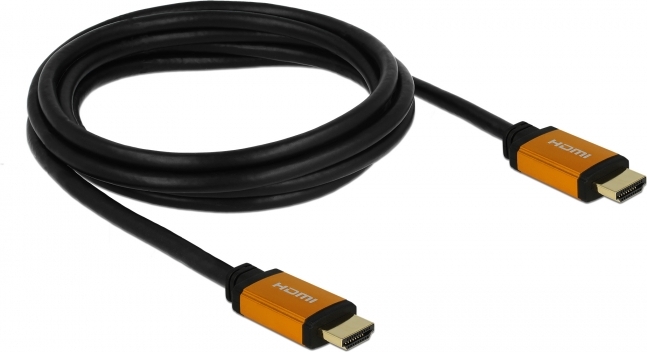 Delock 85729 high speed kabel 48 gbps 3 orig - DeLock 85729 HDMI→HDMI 2.1 2 m HDMI-kabel