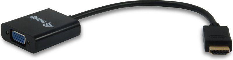 Equip 11903607 vga zwart kabeladapte
