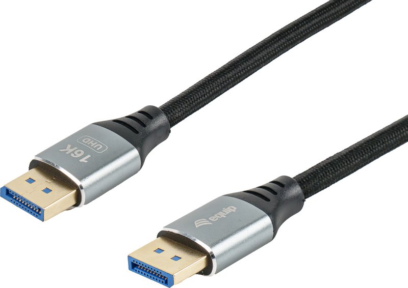 Equip 119282 kabel 2 m zilver zwart