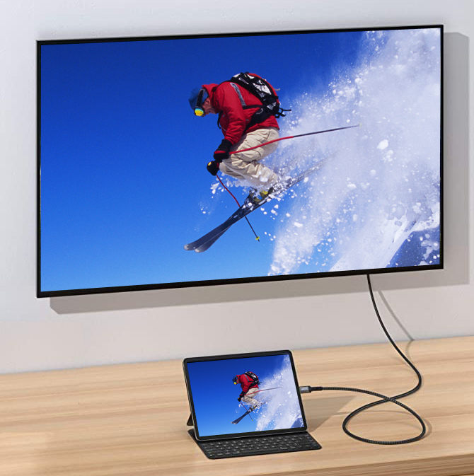 Equip 133415 video kabel adapter 1 m 5 orig - Equip 133415 USB-C→HDMI 2.0 1 m USB-C-kabel