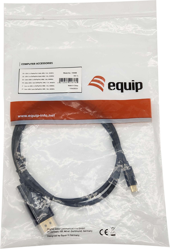 Equip 133426 video kabel adapter 1 m 4 orig - Equip 133426 USB-C→DisplayPort 1 m USB-C-kabel