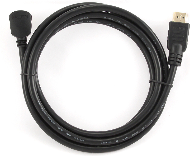 Gembird 1 8m kabel met 90 graden 3 orig - Gembird CC-HDMI490-6 HDMI→HDMI 1.4 1,8 m HDMI-kabel