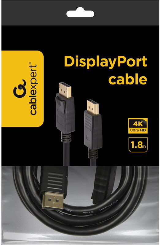 Gembird 1 8m m m 3 orig - Gembird CC-DP2-6 DisplayPort→DisplayPort 1,8 m DisplayPort-kabel